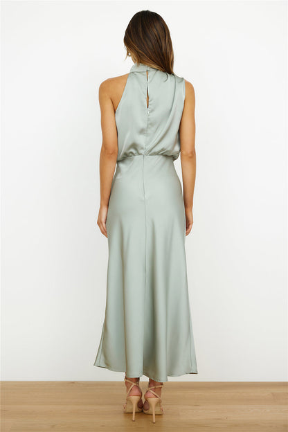 Alice Leroy®  - Elegant midi dress with an asymmetric round neckline
