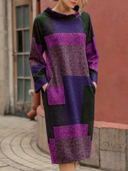 Pauline Laurent® | Loose mid-length dress in a vintage look