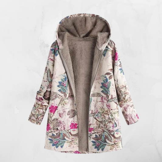 Clarissa - Printed coat with long sleeves