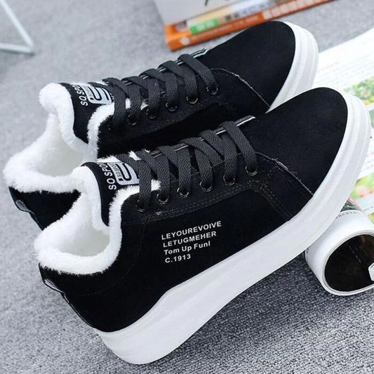 Georgia - Fur Sneakers - Perfect for this late season!