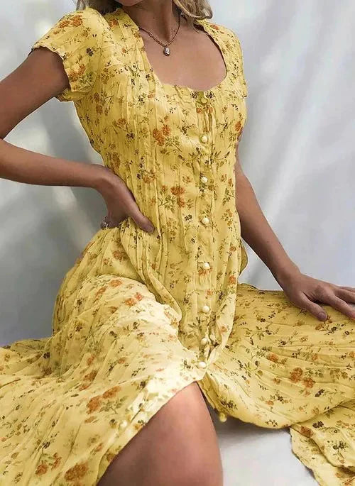 Fleur™ - Elegant and colorful Summer Dress