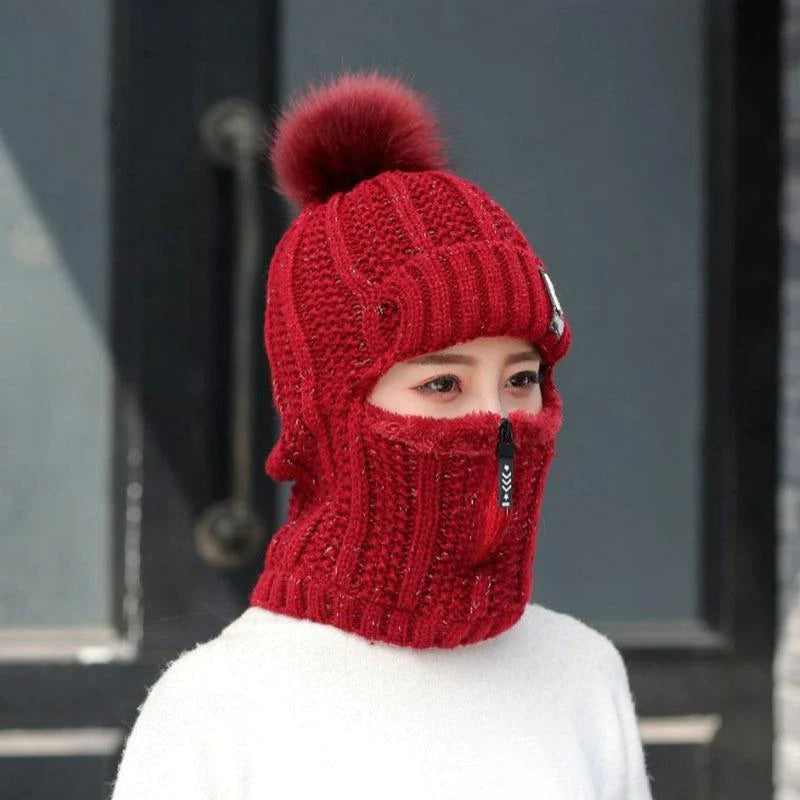 Khloe™ - Fur-lined Beanie Hat - Warm all winter long!