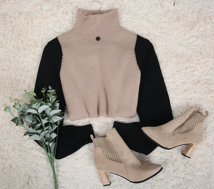 Lucia Comér® - Elegant block sweater