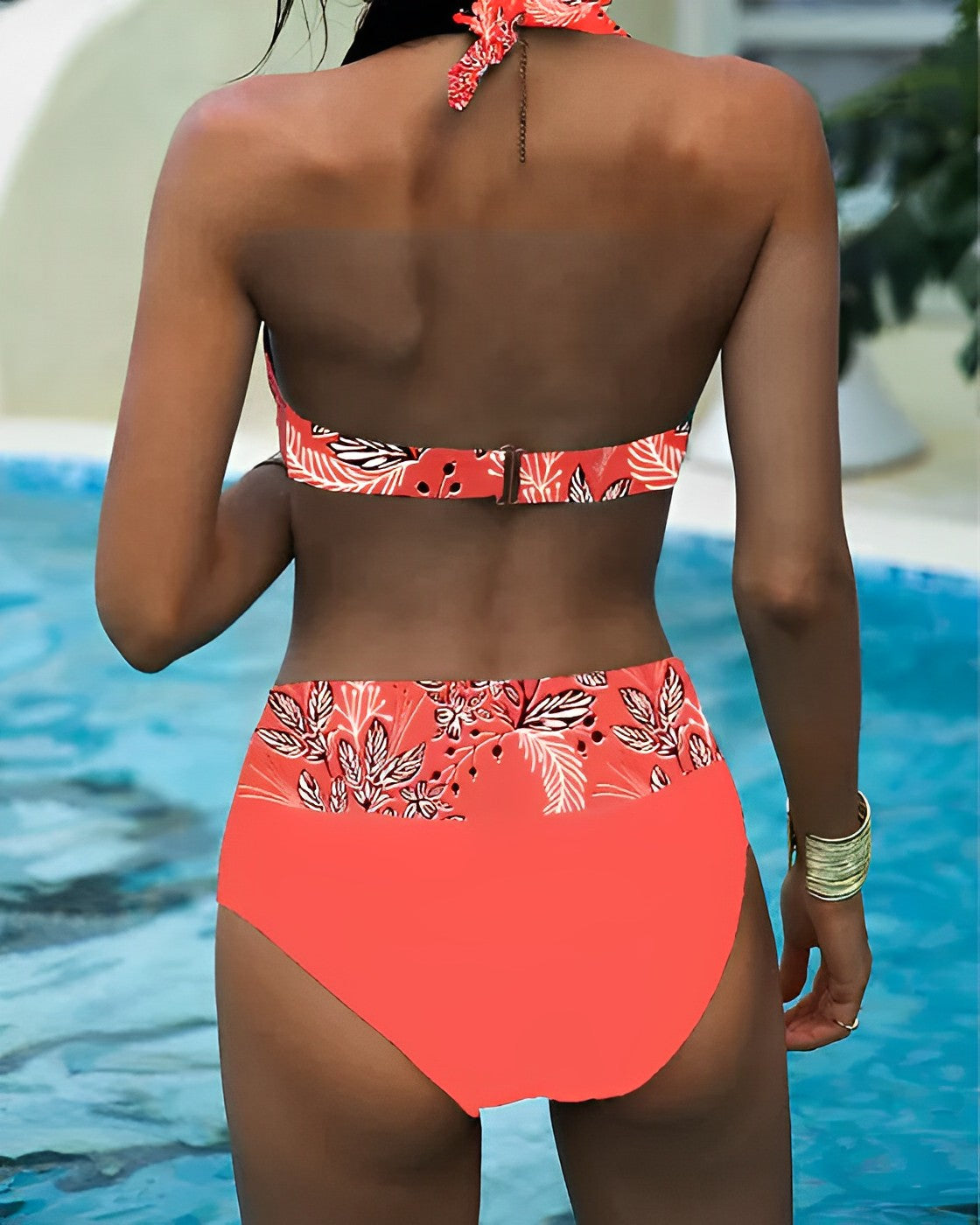 Beau Ami® - Pink patterned stylish bikini