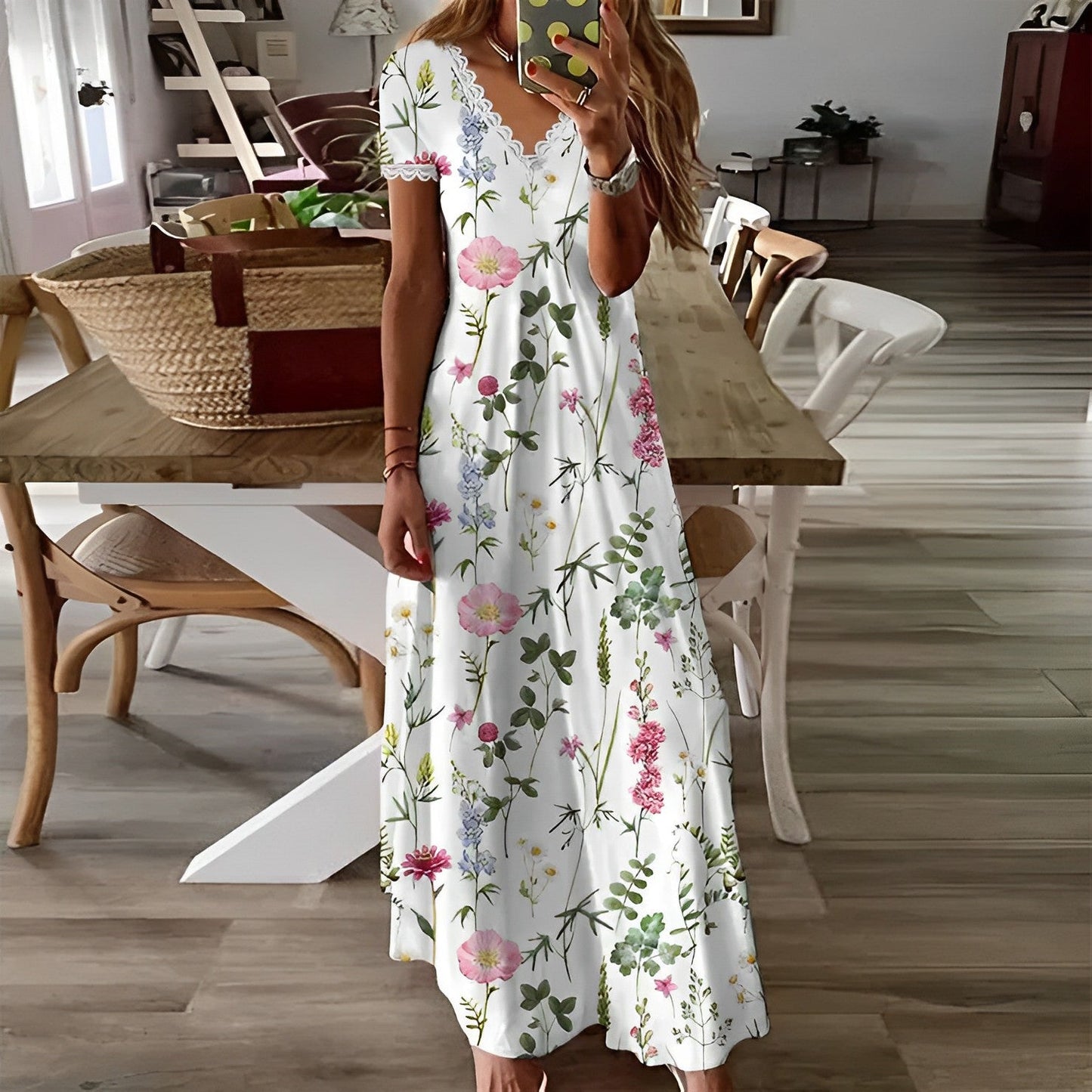 Lucia Comér® - Elegant stylish floral dress