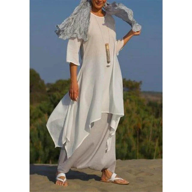 Paris™ - Cotton and linen summer dress