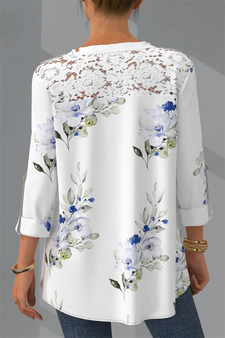 Inès Lavigne® - Fashionable print ladies shirt