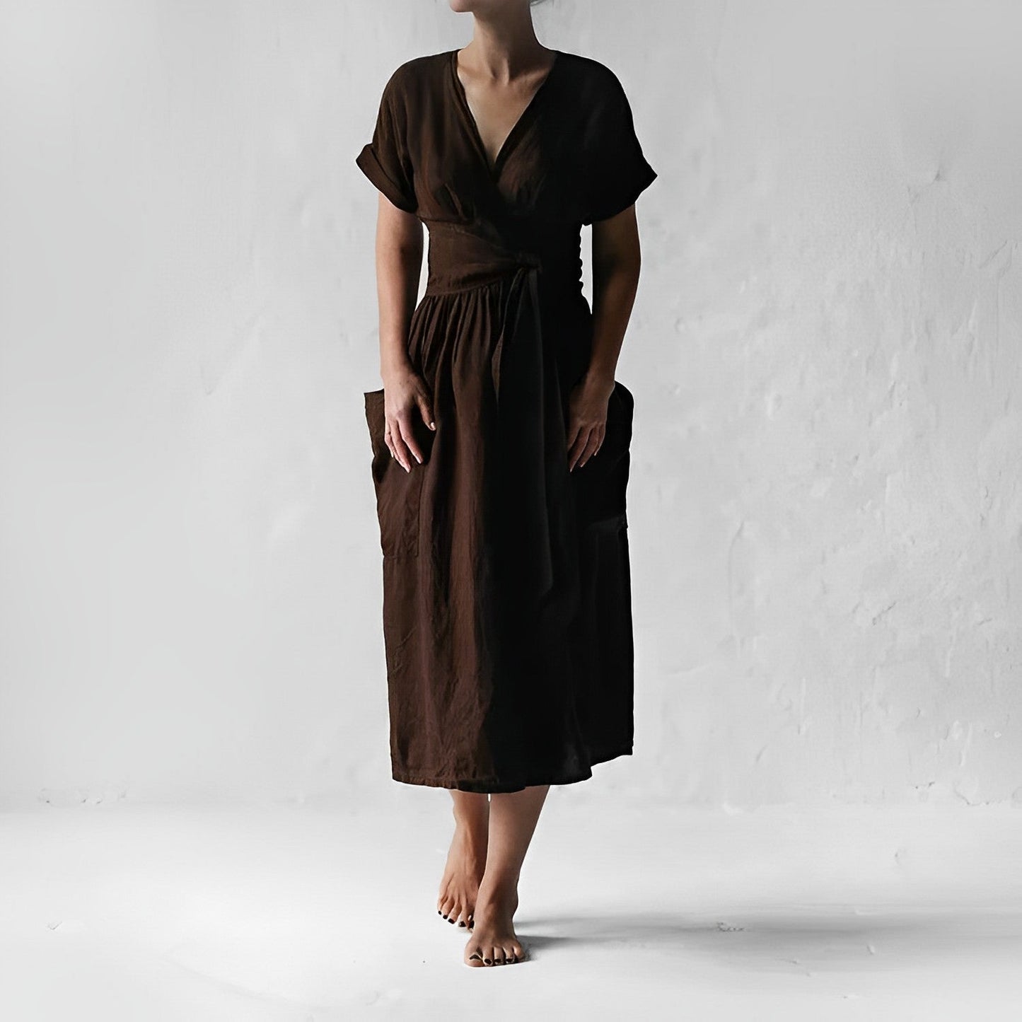 Lucia Comér - Elegant linen dress