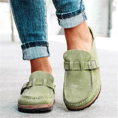 LeatherSandals™ - Elegant slip-on sandals for women