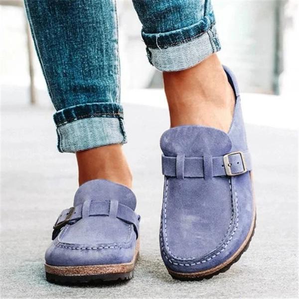 LeatherSandals™ - Elegant slip-on sandals for women