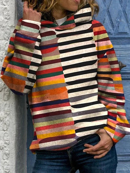 Eva Janssen® - Multicolor Hoodie Sweater