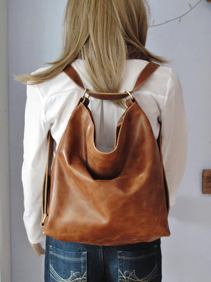 Elle&Vire® - Oil coated ladies backpack