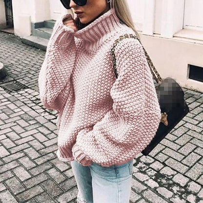 Elodie - Sweater with Half-High Collar