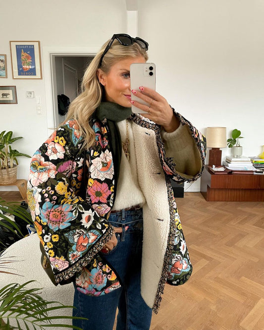 Eva Janssen - Elegant Floral Jacket