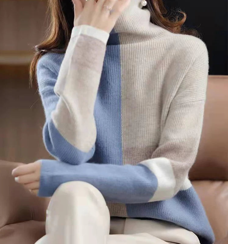 Iris A'leurs® - Stylish Winter Turtleneck Sweater