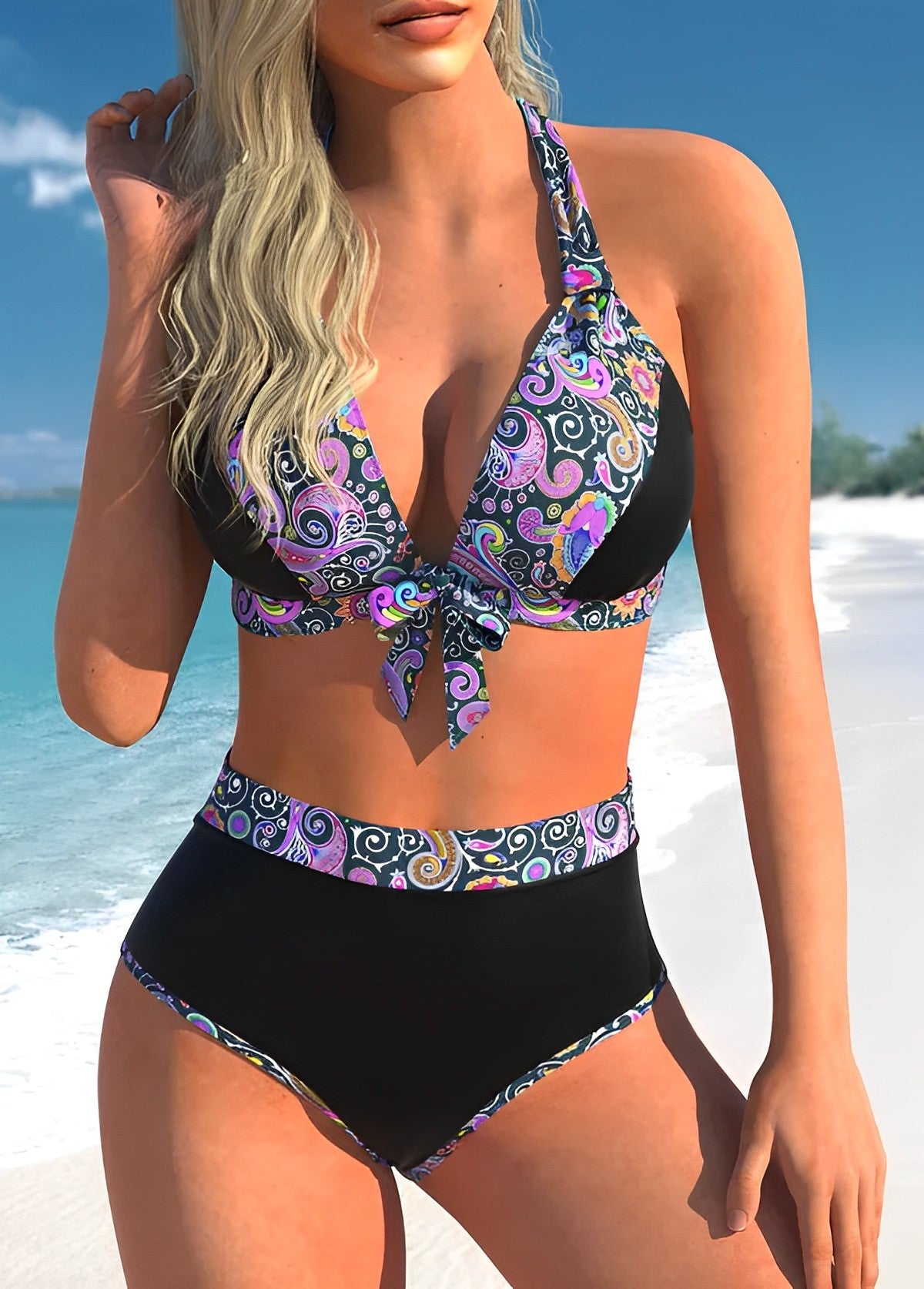 Beau Ami® - Bikini with mandala print