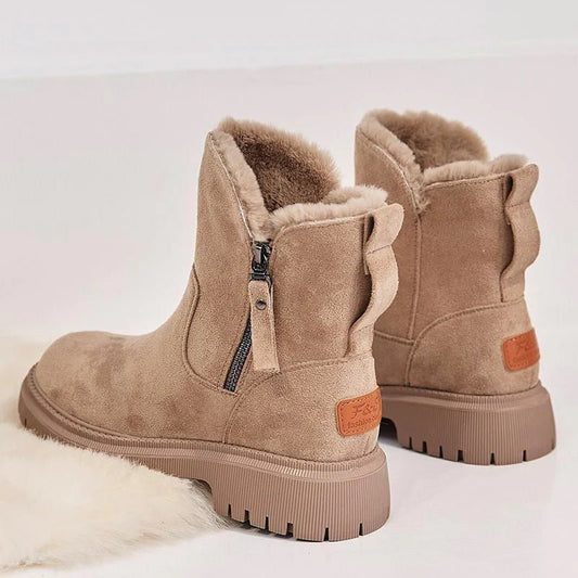 Kinsley - Comfortable Fur Boots