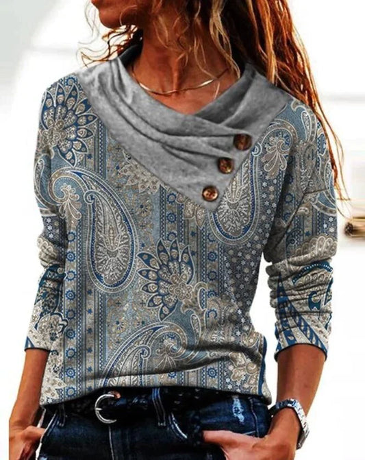 Inès Lavigne® -  Elegant sweater with turned-up collar