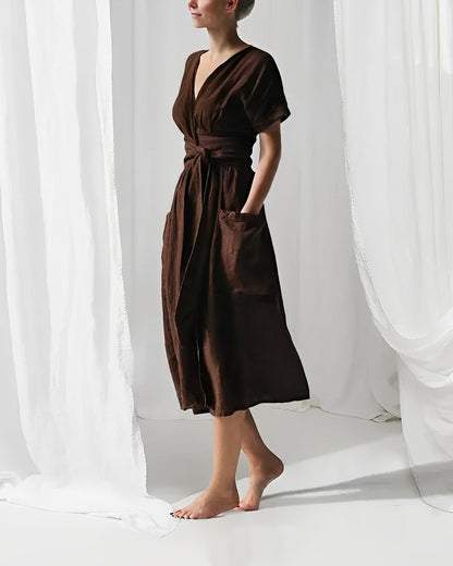 Lucia Comér - Elegant linen dress