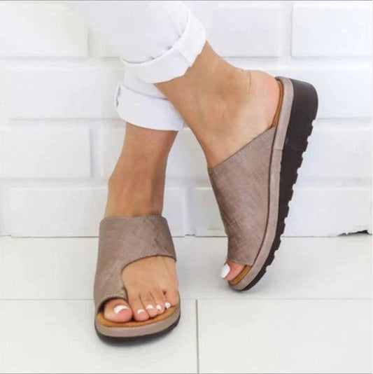 Wannies™ - Ortho Sandals - Leather Clip Toe Sandals