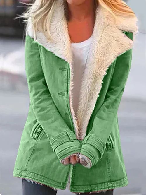 Elle&Vire® - Vivid Color Jacket with Inner Fleece