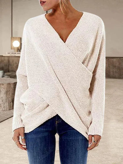 Inès Lavigne® - Cross Front Sexy Sweater